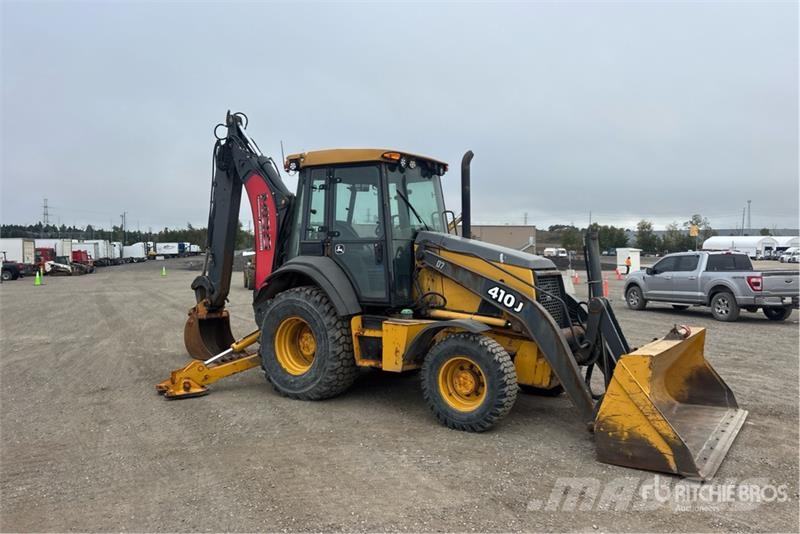 John Deere 410J Rovokopači