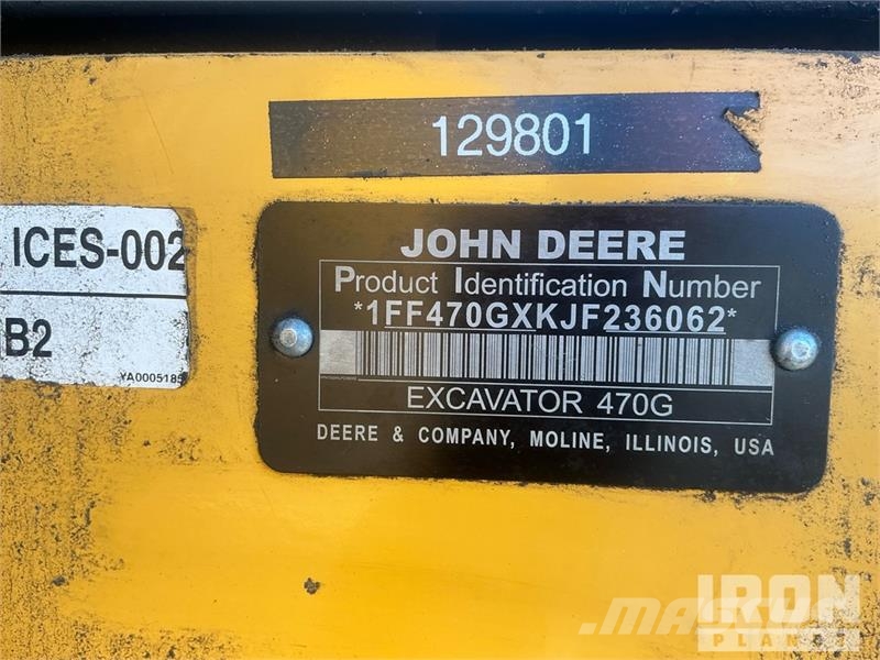John Deere 470G LC Гусеничные экскаваторы