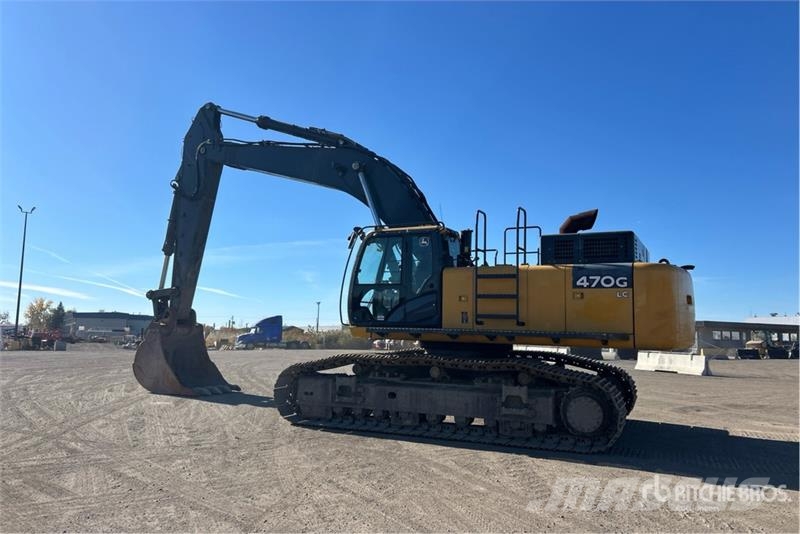 John Deere 470GLC Tracked Excavator Lánctalpas kotrók