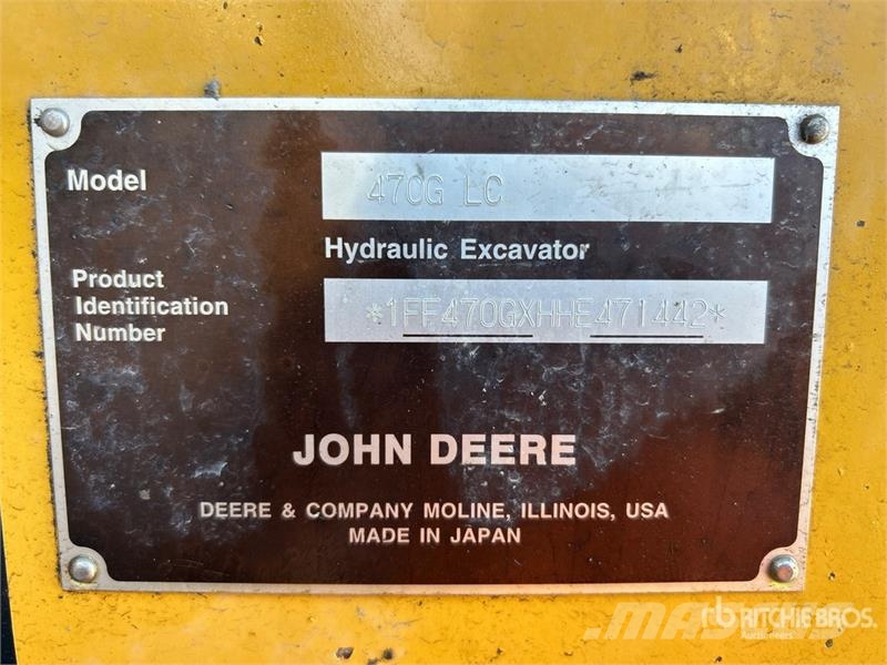 John Deere 470GLC Tracked Excavator Lánctalpas kotrók