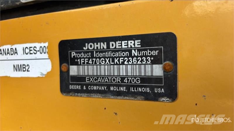 John Deere 470GLC VG Tracked Excavator Bageri gusjeničari
