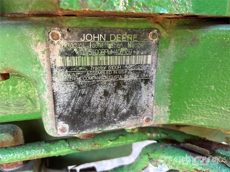 John Deere 5100R 4WD Tractor Traktoriai