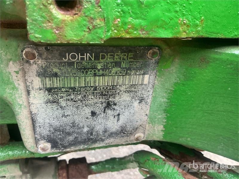 John Deere 5100R 4WD Tractor Traktorer
