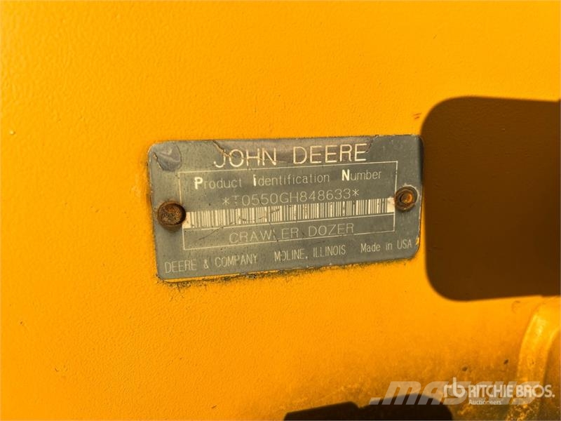 John Deere 550G LT Crawler Dozer Kāpurķēžu buldozeri