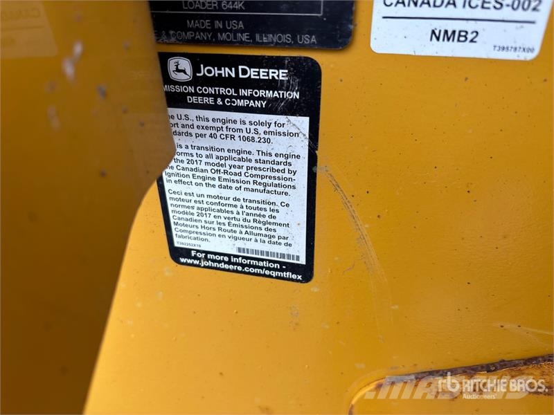 John Deere 644 K Wheel Loader Kolesni nakladalci