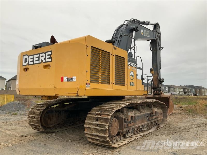 John Deere 670G LC Tracked Excavator Bageri gusjeničari