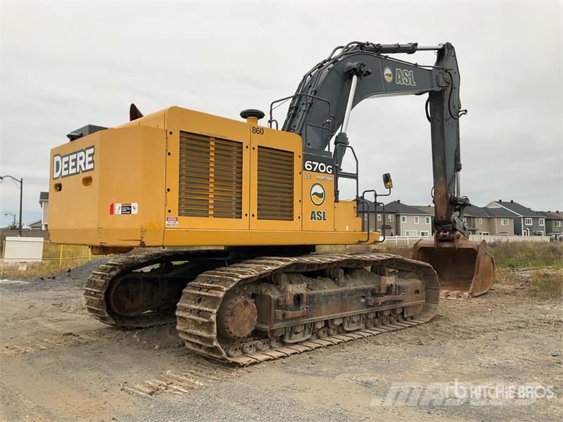 John Deere 670G LC Tracked Excavator Bageri gusjeničari