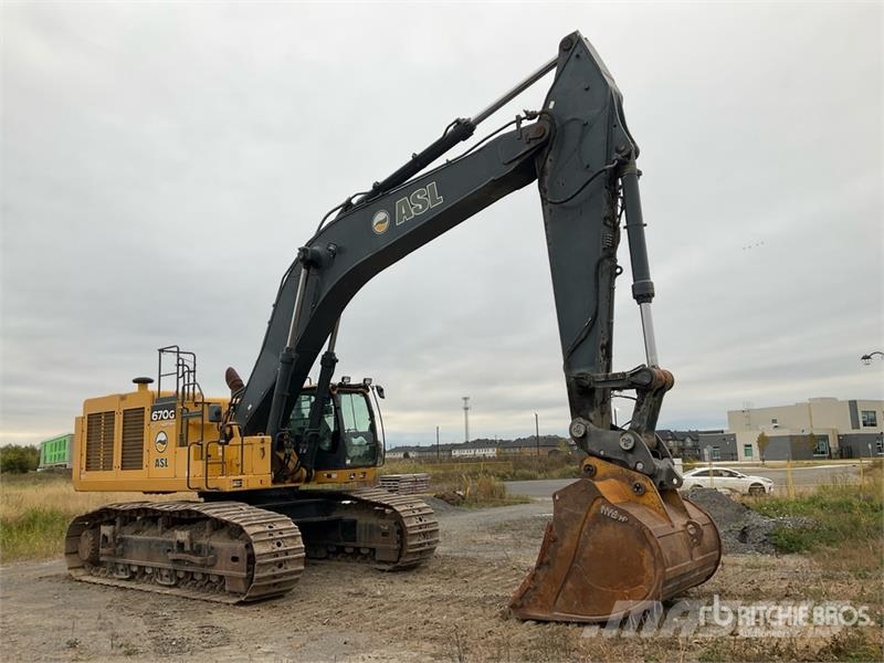John Deere 670G LC Tracked Excavator Bageri gusjeničari