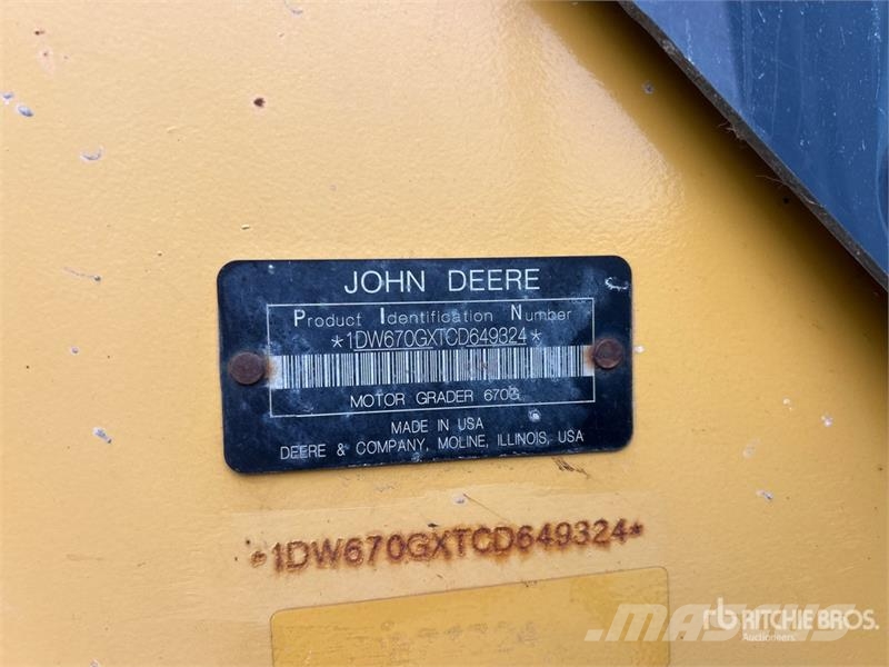 John Deere 670G Motor Grader Grejderi