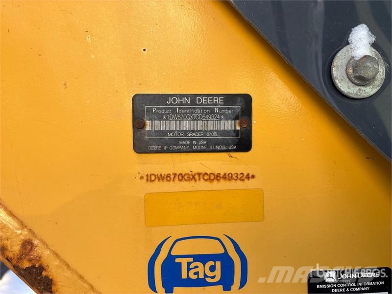 John Deere 670G Motor Grader Grejderi
