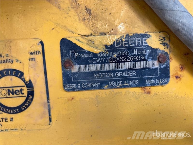 John Deere 770D Motor Grader Niveladoras