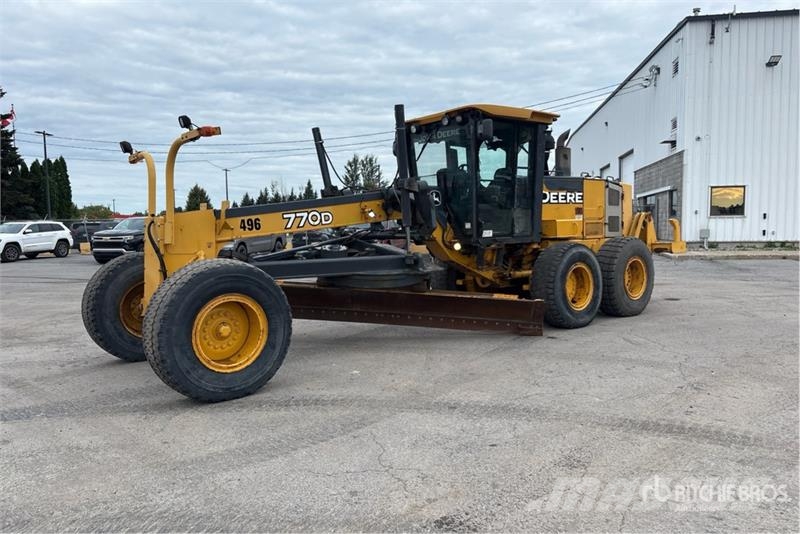 John Deere 770D Motor Grader Niveladoras
