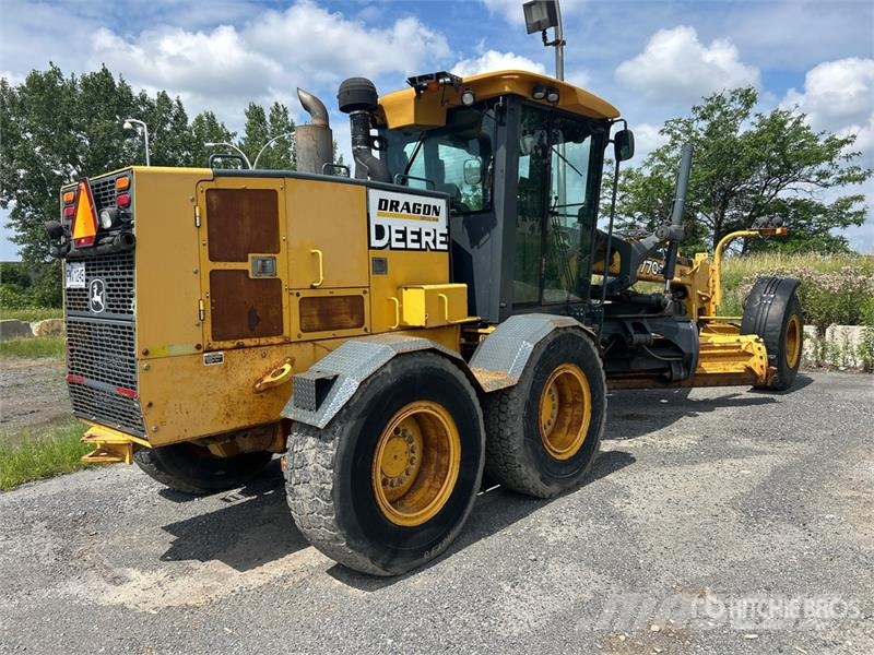 John Deere 770D Motor Grader معدات تمهيد الطرق