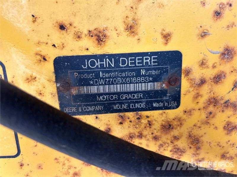 John Deere 770D Motor Grader Niveladoras