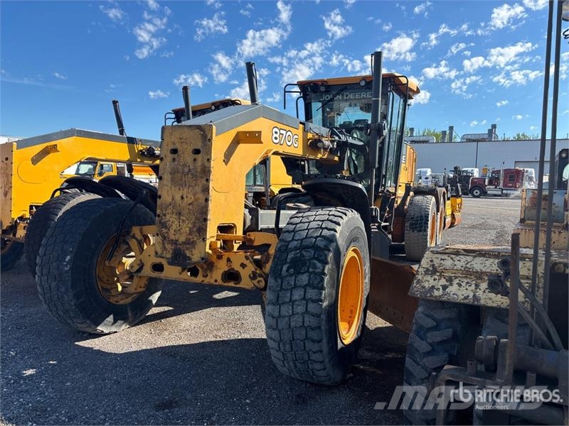 John Deere 870G Motor Grader (Inoperable) Tiehöylät