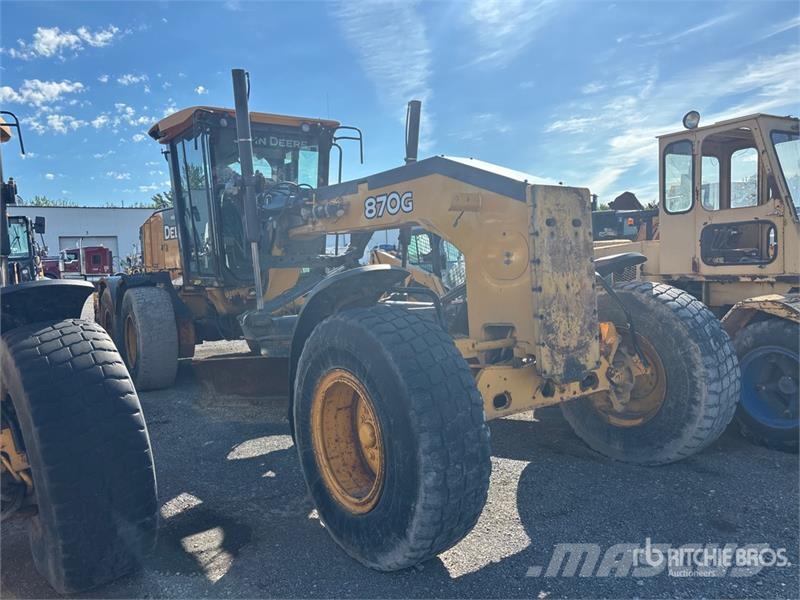 John Deere 870G Motor Grader (Inoperable) Tiehöylät