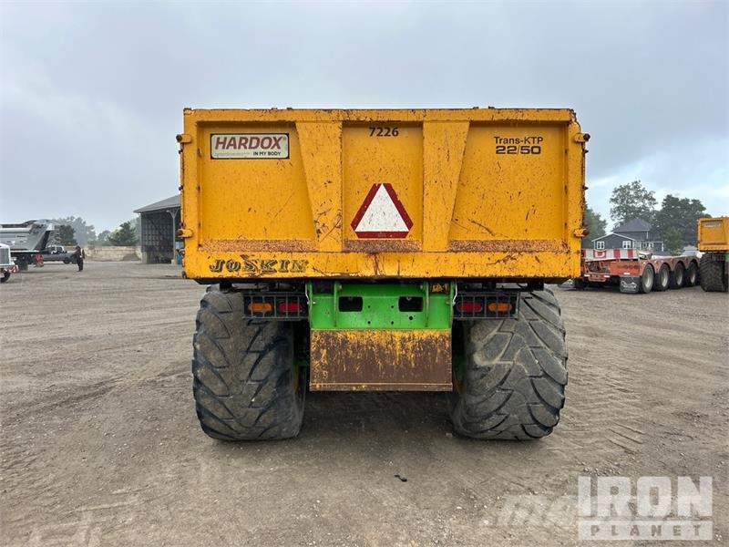 Joskin Trans-KTP 22/50 T/A Off-Road End Dump Trailer Вантажівки / спеціальні