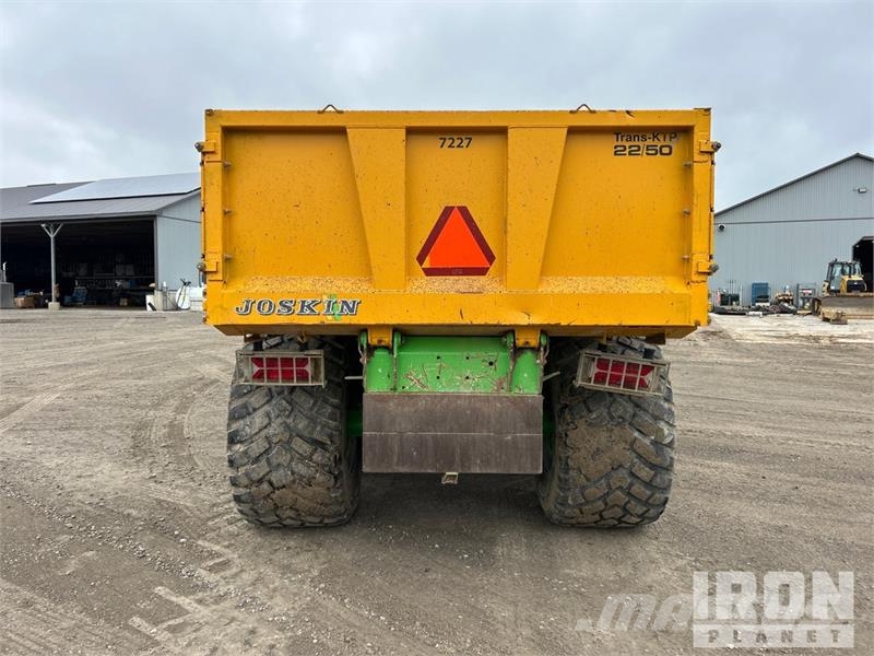 Joskin Trans-KTP 22/50 T/A Off-Road End Dump Trailer Вантажівки / спеціальні