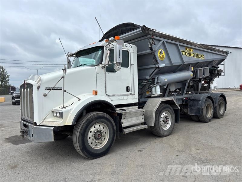 Kenworth Dahms Ultra 18 on Kenworth T800 8x4 Twin-Steer St Stroje na výrobu betonových prefabrikátů