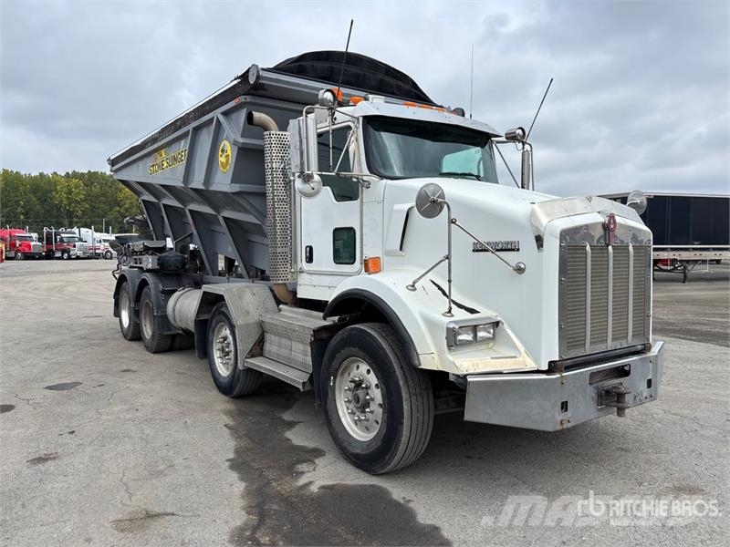Kenworth Dahms Ultra 18 on Kenworth T800 8x4 Twin-Steer St Stroje na výrobu betonových prefabrikátů