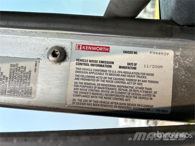 Kenworth T470 6x4 Cab and Chassis (Inoperable) Kabinen
