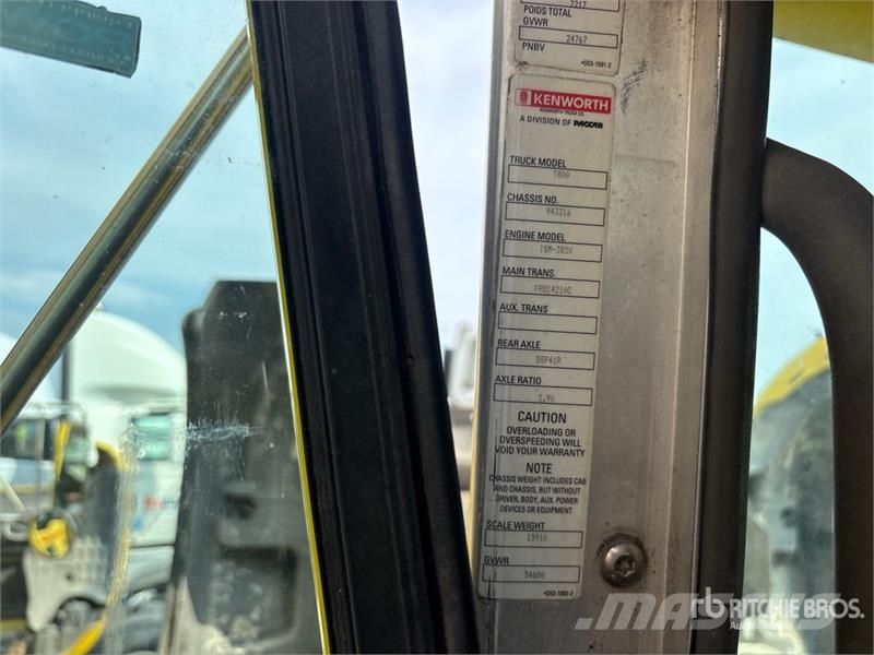 Kenworth T800 Cabine en interieur