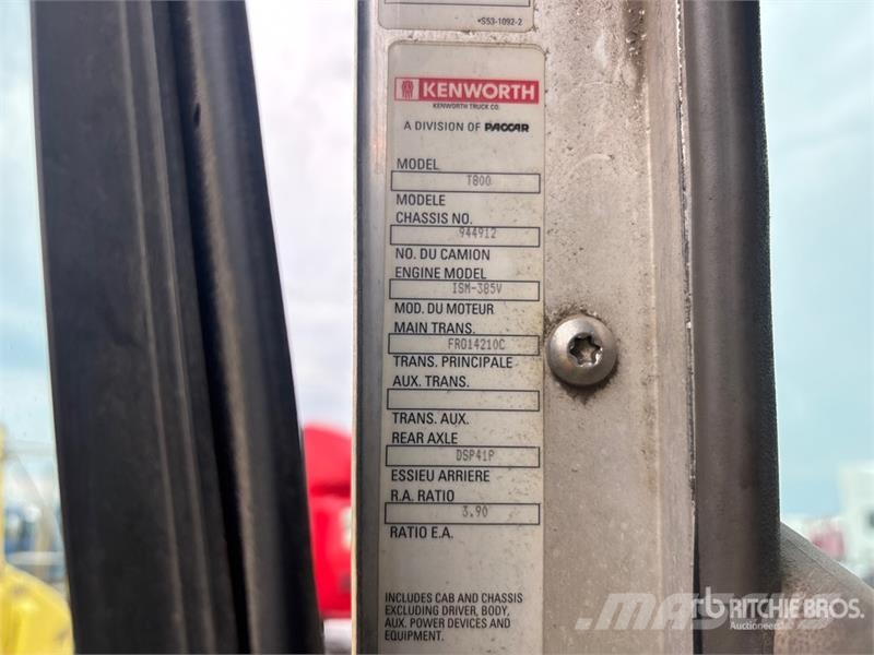 Kenworth T800 Cabine en interieur