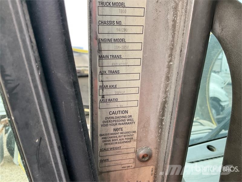 Kenworth T800 Cabine en interieur