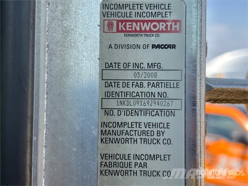 Kenworth T800 6x4 Cab and Chassis (Inoperable) Cabine en interieur