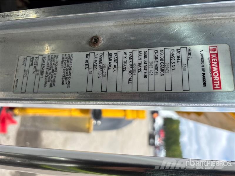 Kenworth T800 6x4 Snow Plow Truck Vehículos - Taller