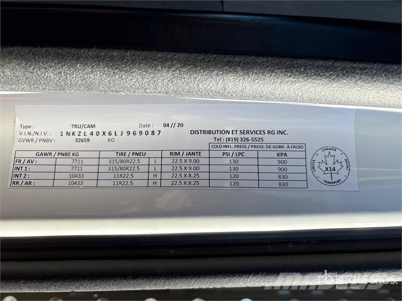 Kenworth T880 Camiones bañeras basculantes o volquetes