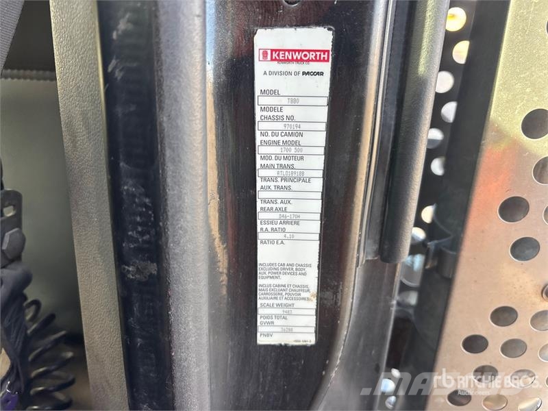 Kenworth T880 Pašizgāzējs