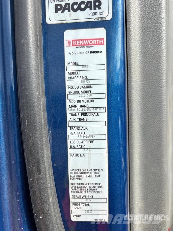 Kenworth T880 Седельные тягачи