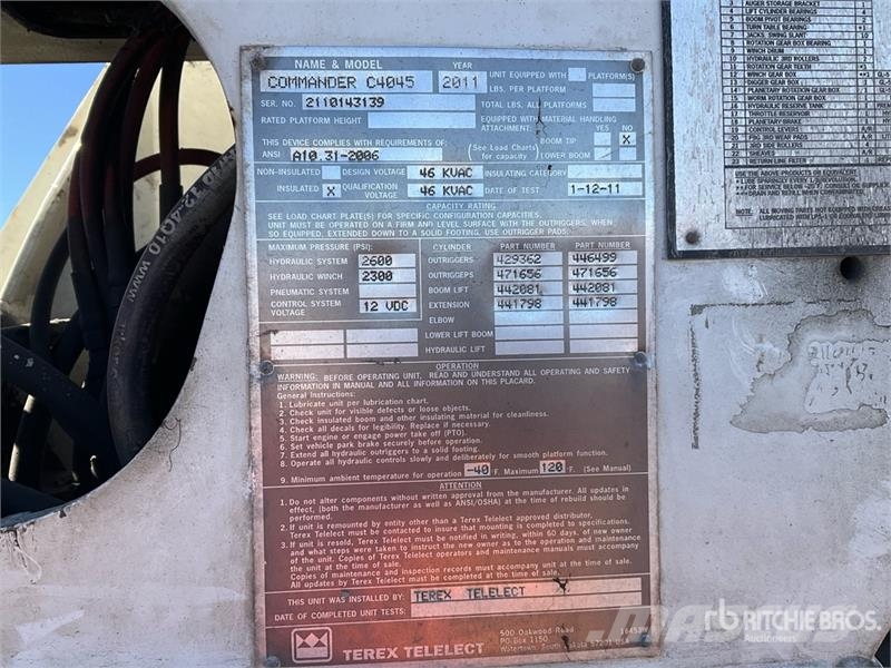 Kenworth Telelect Commander C4045 on Kenworth T300 4x2 Digg Fahrzeug mit mobiler Bohranlage