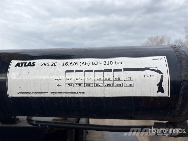 Kenworth Terex Atlas FDS 2902EA8 Knuckle Boom on Kenworth Kranwagen