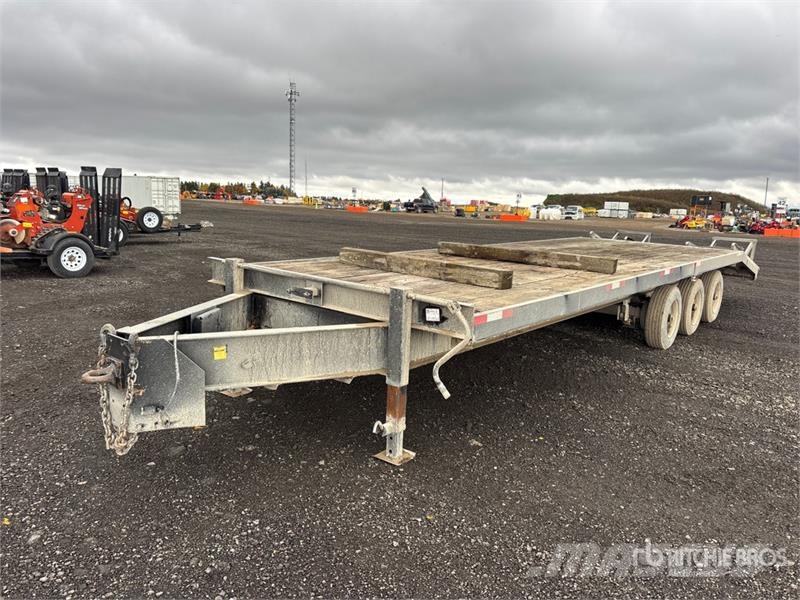 Kiefer 10T 30 ft Tri/A Equipment Trailer Biltransporter henger