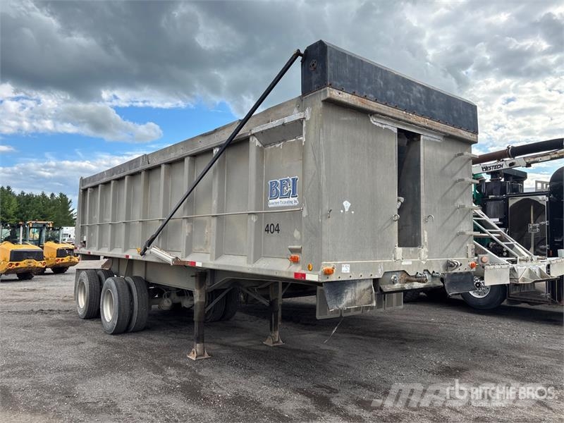 King 27 ft T/A End Dump Trailer Bañera