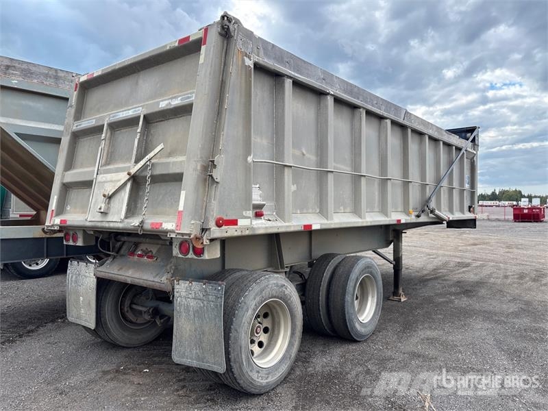 King 27 ft T/A End Dump Trailer Bañera