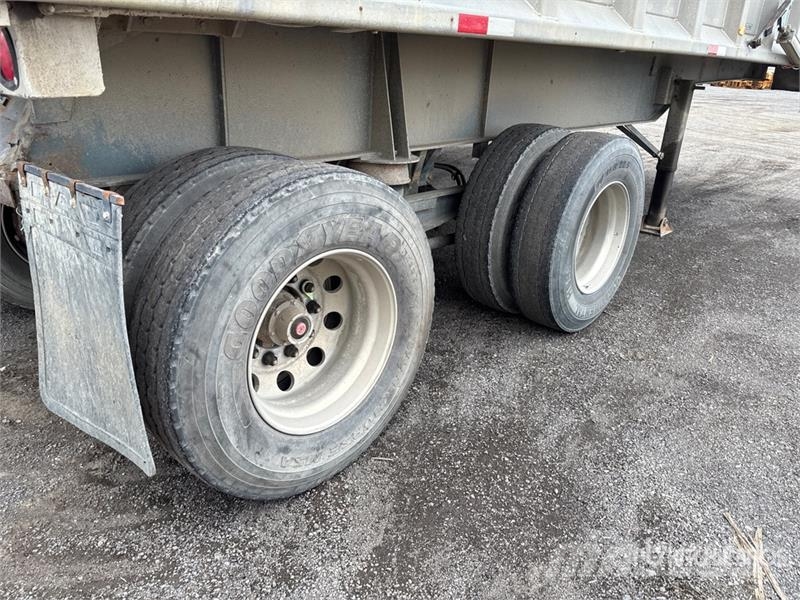 King 27 ft T/A End Dump Trailer Bañera