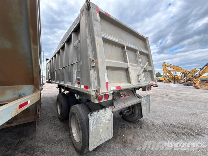 King 27 ft T/A End Dump Trailer Bañera