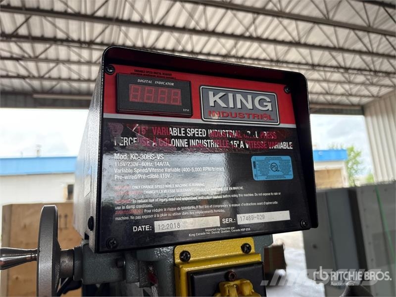 King Industrial KC-30HS-VS Drill Press Ostale komponente za građevinarstvo