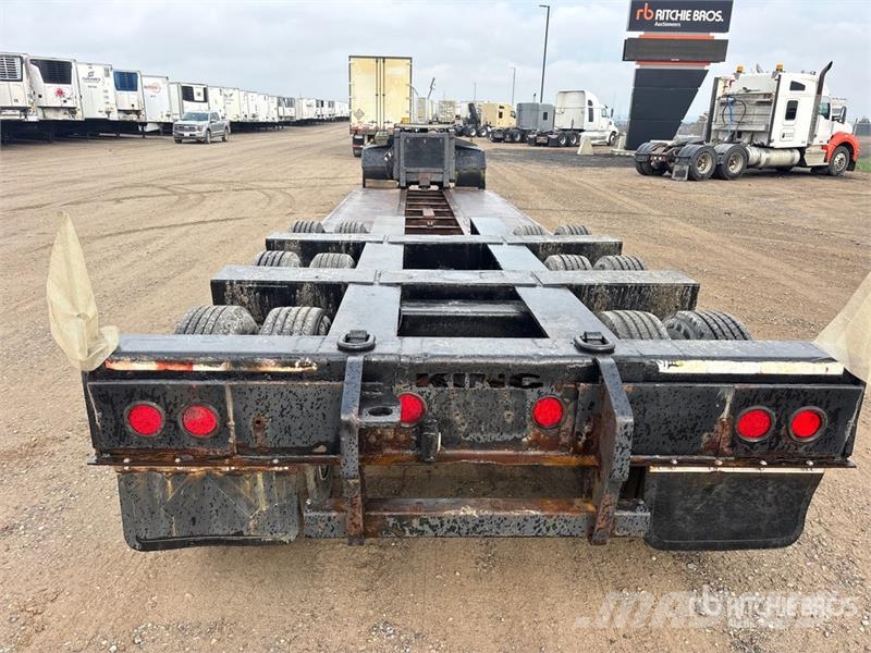 King Tri/A Removable Gooseneck Lowboy Trailer Tieflader