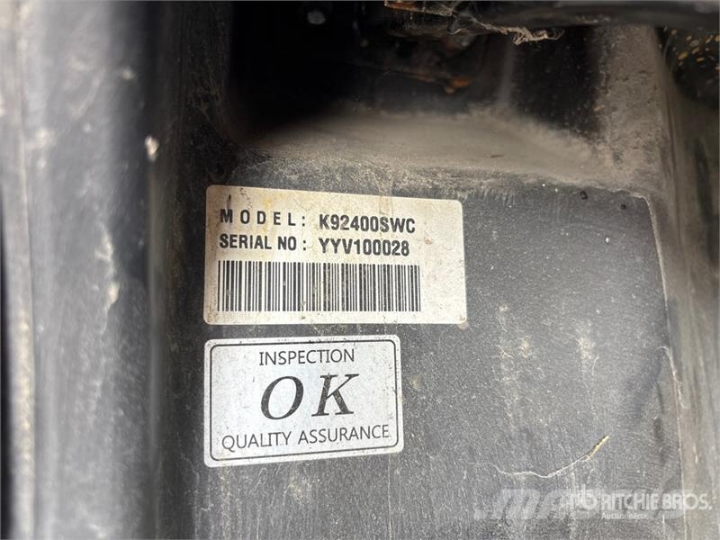 Kioti K9 2400 4x4 Utility Vehicle (Inoperable) ماكينات منفعة عامة