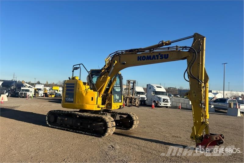 Komatsu PC138US Tracked Excavator Kāpurķēžu ekskavatori