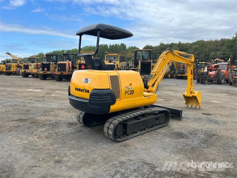 Komatsu PC20-7 Mini kotrók < 7t