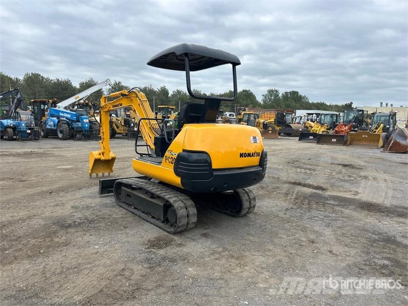 Komatsu PC20-7 Mini kotrók < 7t