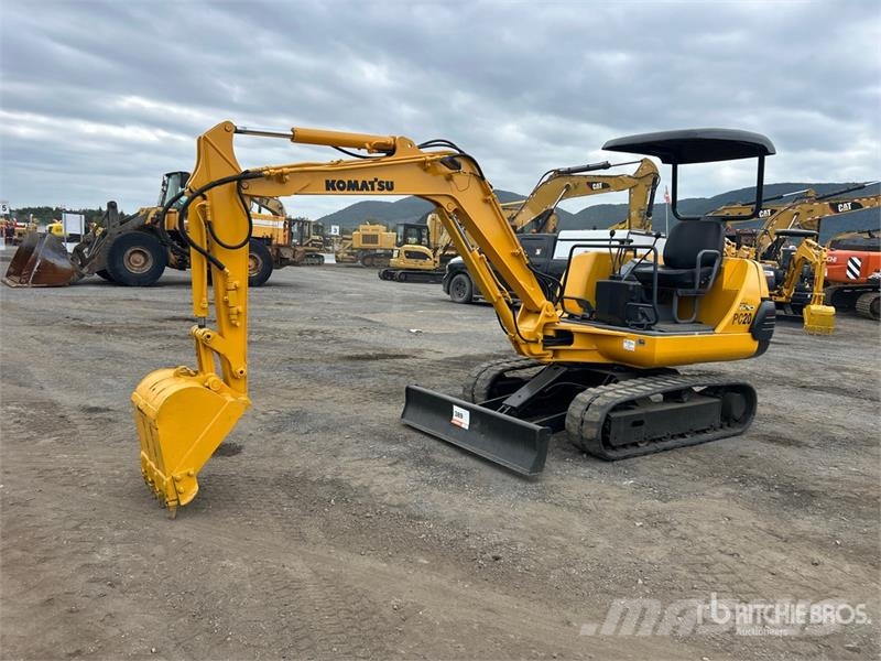 Komatsu PC20-7 Mini kotrók < 7t