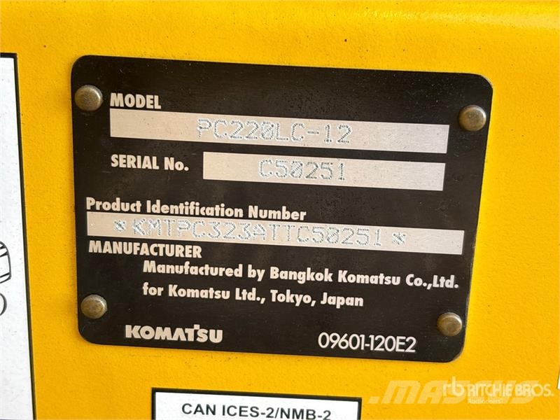 Komatsu PC220LC-12 Tracked Excavator (Unused) Koparki gąsienicowe