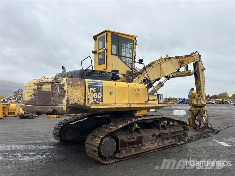 Komatsu PC300LL-7L Heel Boom Log Loader Gelenkausleger Lader