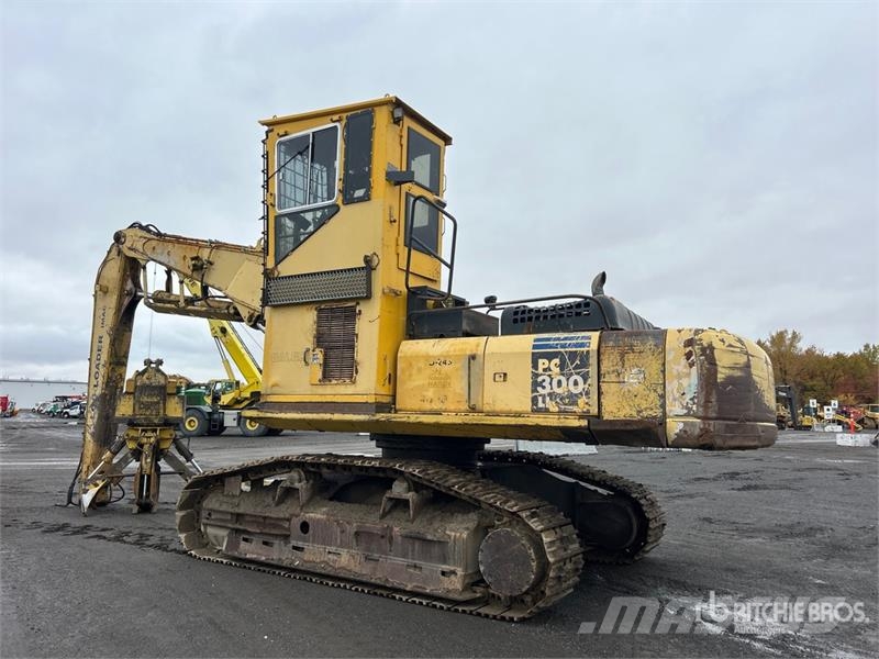Komatsu PC300LL-7L Heel Boom Log Loader Gelenkausleger Lader